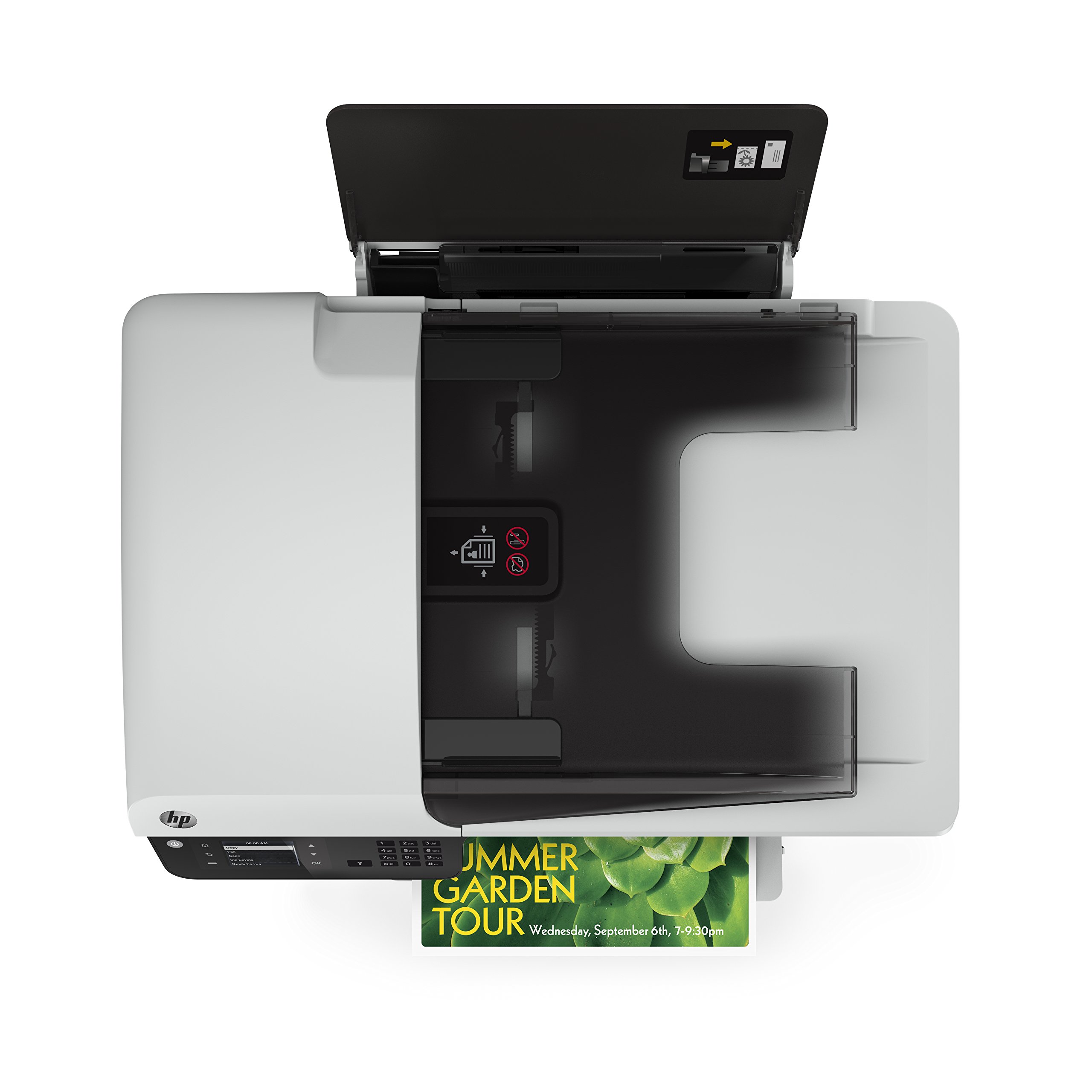 HP Officejet 2620 All-in-One Multifunktionsgerät (Scanner, Kopierer, Drucker, Fax, USB 2.0) weiß/schwarz