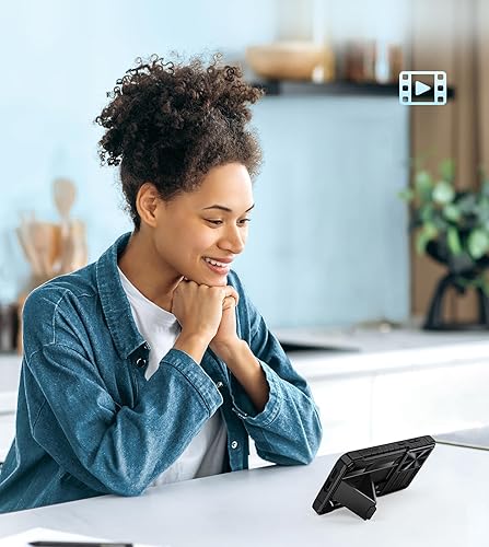 Miniatura 7 de FNTCASE Funda protectora para Samsung-Galaxy S24 Cubierta de teléfono celular a prueba de caídas de grado militar con soporte y tobogán  Resistente