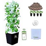 Hydroponic Growing System,Hydroponic Vertical Garden,Indoor Smart hydroponic Vegetable System, 30 Pods,Plant Germination kit with Pump System, Auto Timer, Beginner kit,Gardening Gift