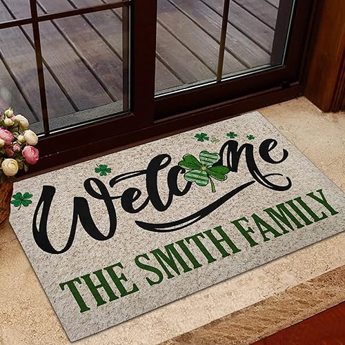 Miniatura 2 de Zocoshi Tapete personalizado para puerta del día de San Patricio, regalo del día de San Patricio, decoración al aire libre del día de San Patricio