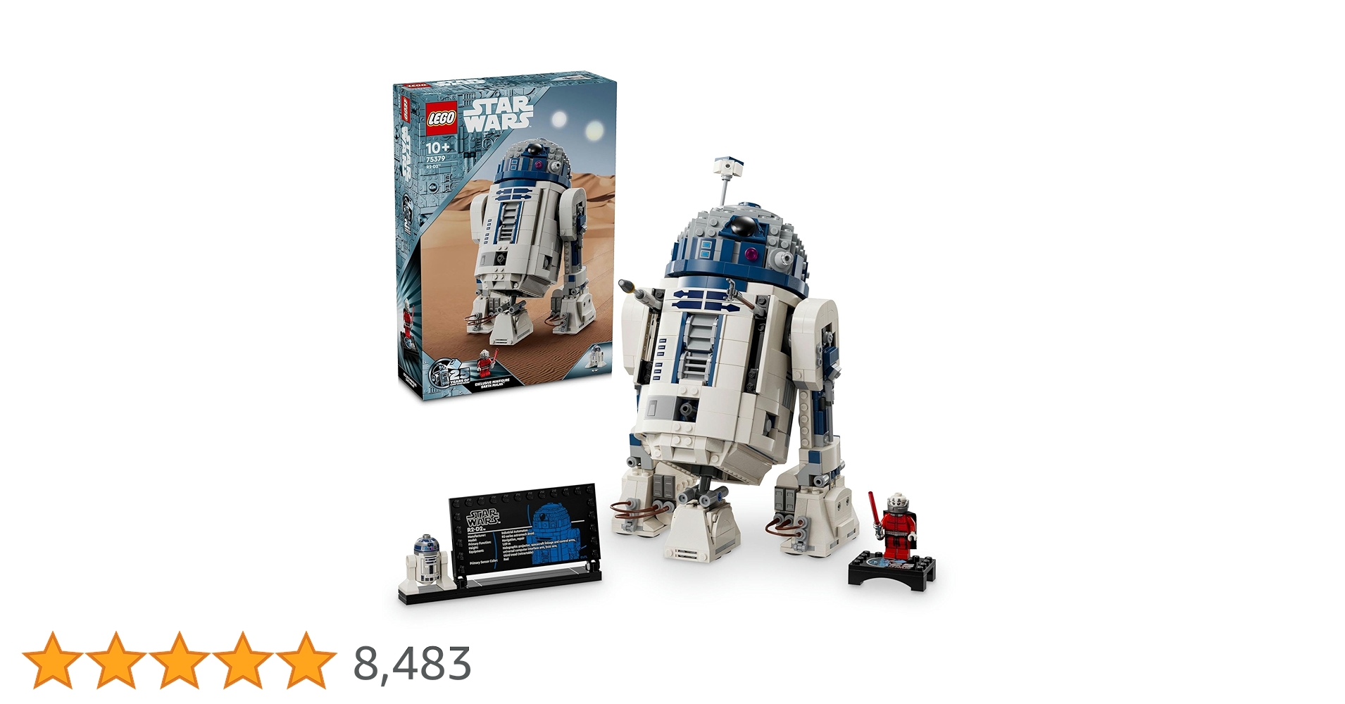 Amazon.co.jp: LEGO 75379 Star Wars R2-D2 Toy Present, Blocks