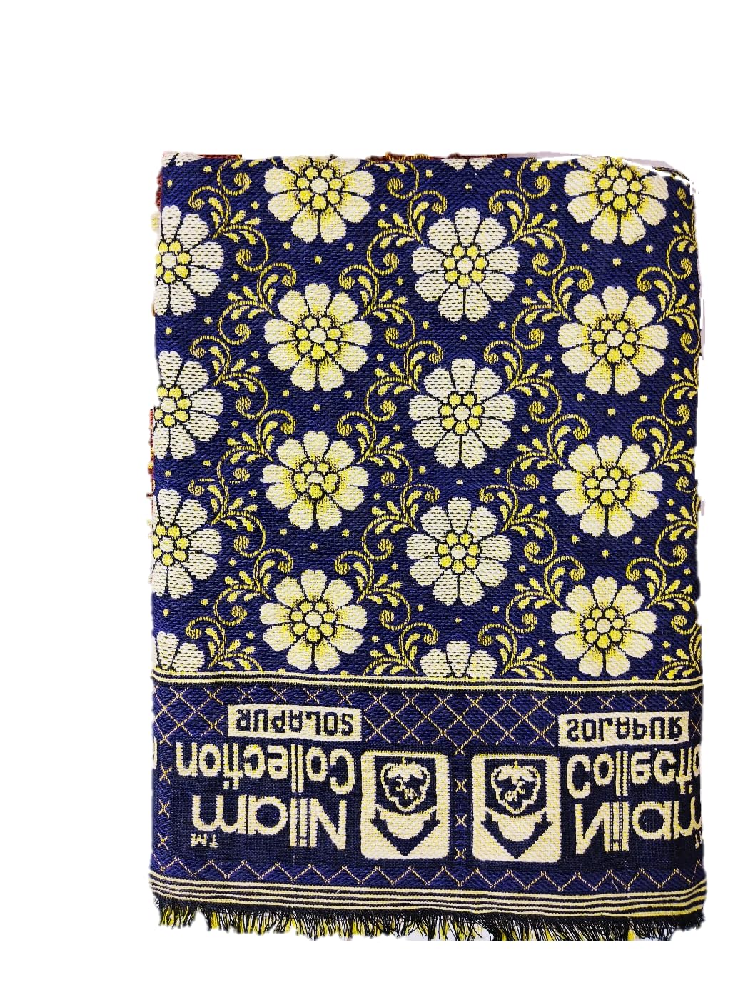Nilam Collection Solapur Chaddar Single Bed Cotton Blanket Full Size Navy Blue Color- Set of 1 Chaddar (B07X37BXLN) Amazon Price History, Amazon Price Tracker
