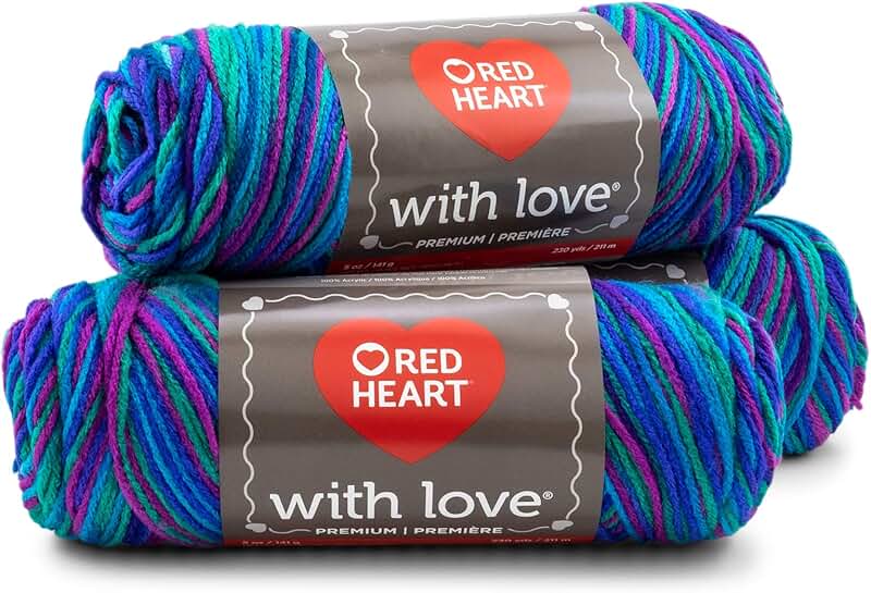 red heart worsted weight yarn