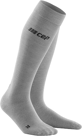 CEP Allday Merino Tall Compression Socks for Men - Lightweight, Soft Knee-High Merino Wool Business Dress Socks