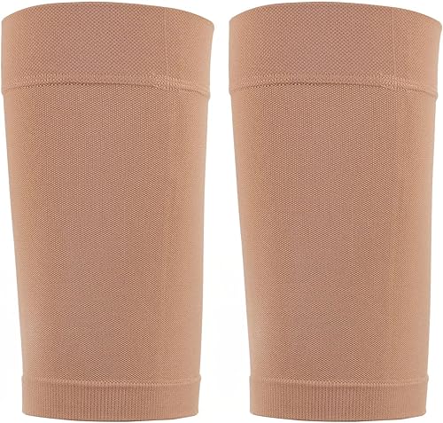 Miniatura 7 de ANGGREK Mangas para reducir la hinchazón, 2 mangas de compresión para muslos, elásticas, transpirables, para promover la recuperación, para la parte
