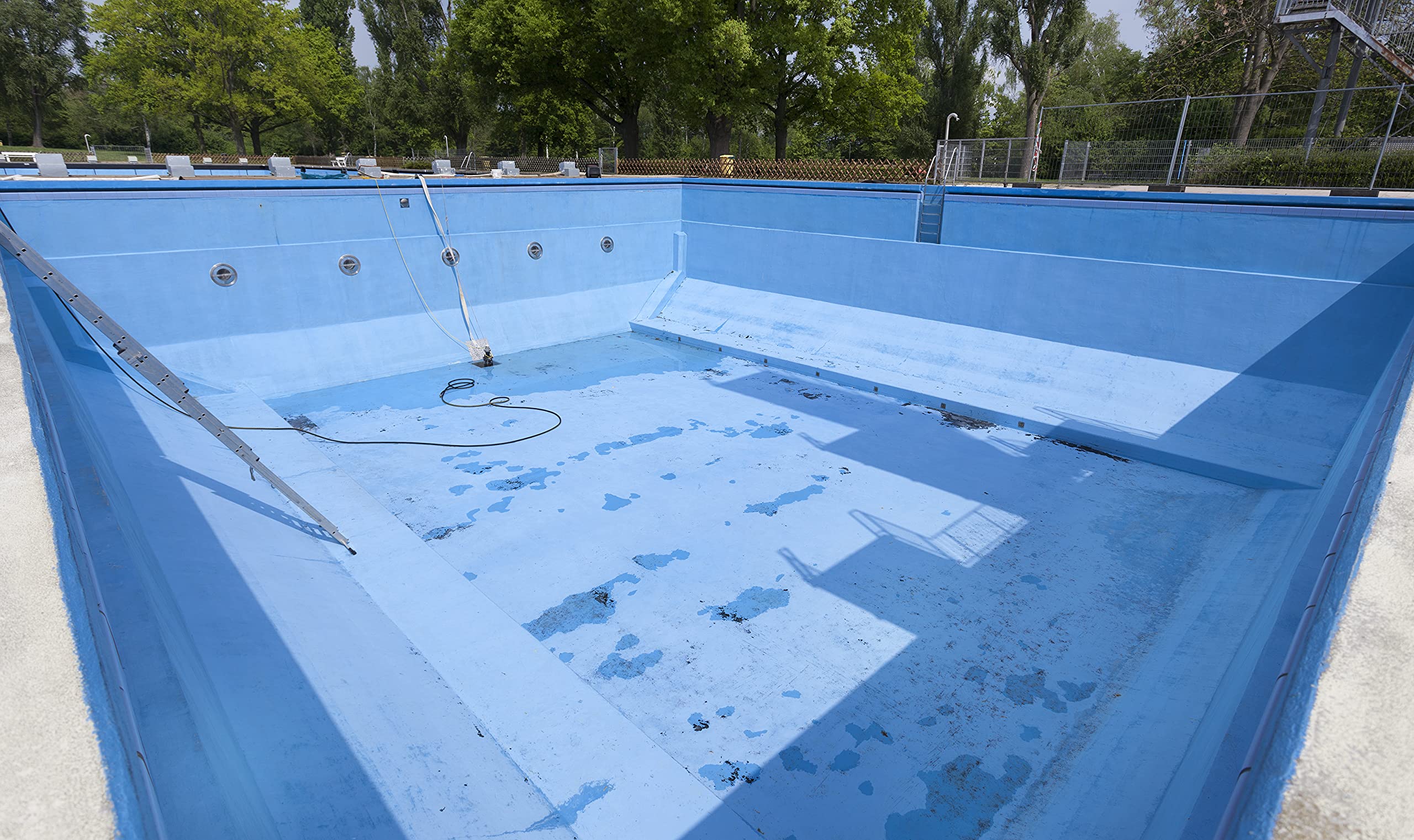 CAIRCON Poolfarbe für Betonbecken – Schwimmbadfarbe Anthrazitgrau - 2,5L