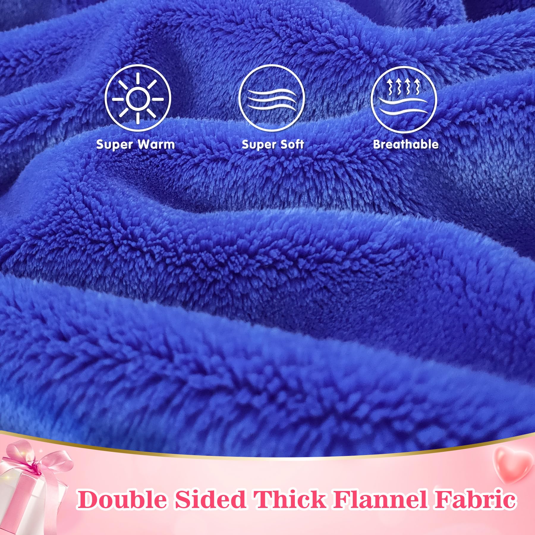 Waitu Wearable Blanket Sweatshirt Gifts for Women and Men Super Warm and Cozy Giant Blanket Hoodie - Image 4