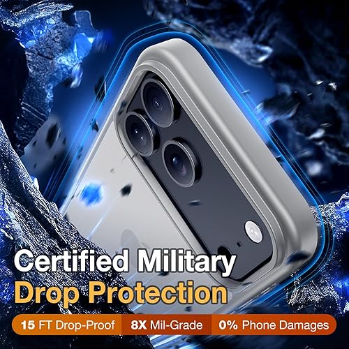 Miniatura 464 de Funda para iPhone 12, a prueba de golpes, para iPhone 12 Pro, protección contra caídas de grado militar, parte trasera dura, delgada, translúcida