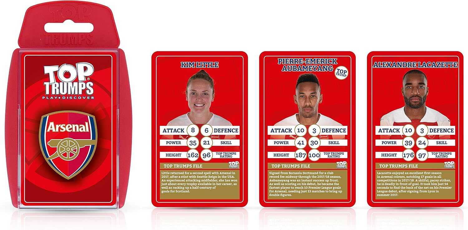 Arsenal FC 18/19 Top Trumps Card Game
