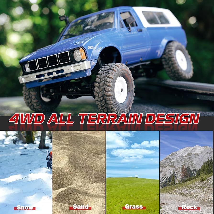 Amazon.co.jp: RCクローラー WPL C24 4WD ピックアップトラック 1/16