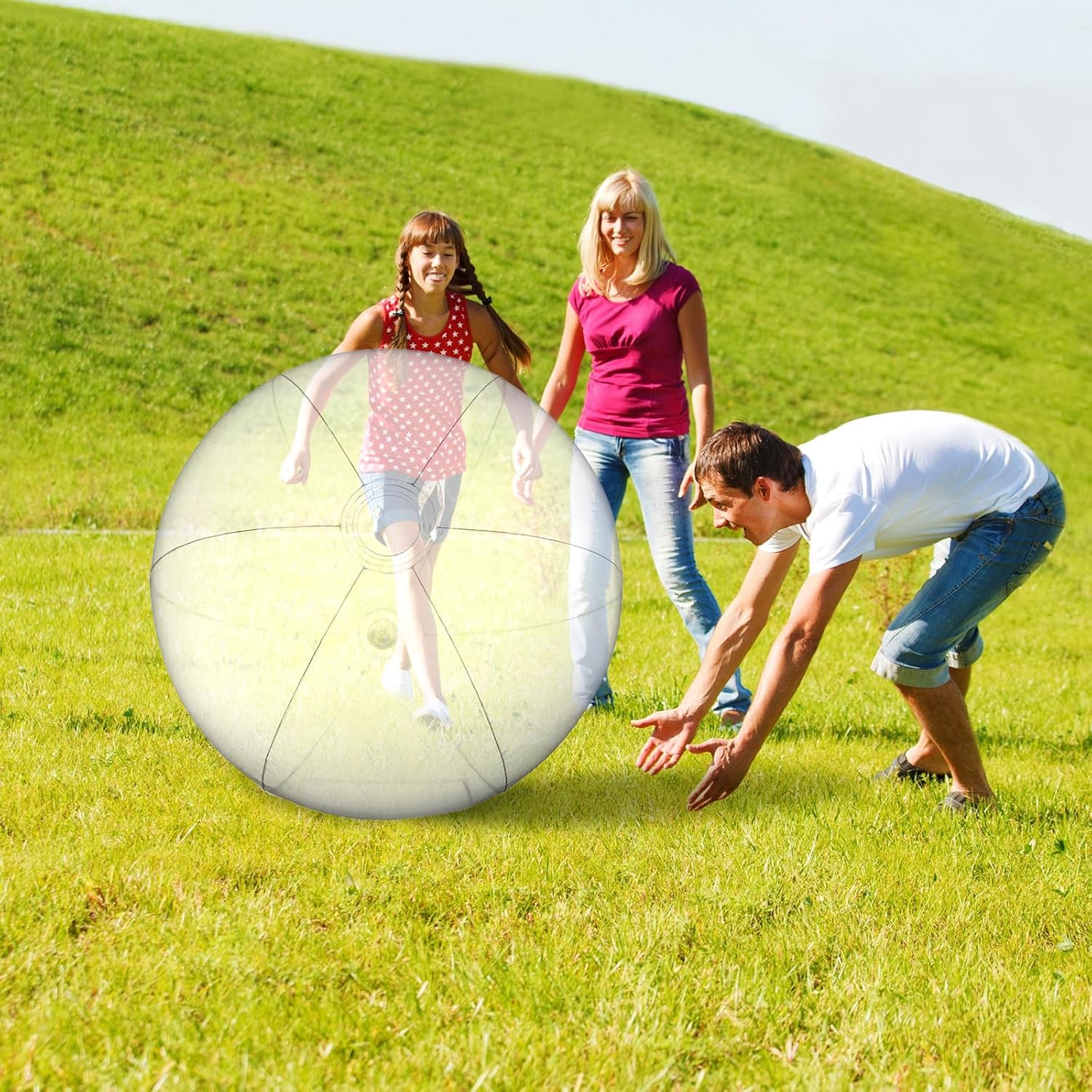 Pelotas de playa inflables gigantes de pies de 60 pulgadas