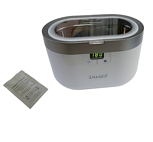 iSonic F3900 Limpiador ultrasónico para dentadura/alineador/retenedor para todos los aparatos de apnea, dentales y del sueño.
