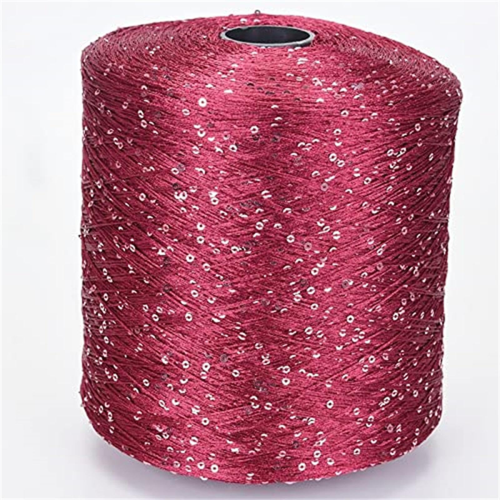 100G Sparkle Yarn Glitter Yarn Sequin Yarn Sequin Crochet Thread Gold Shiny Sparkle Knitting Yarn A-9