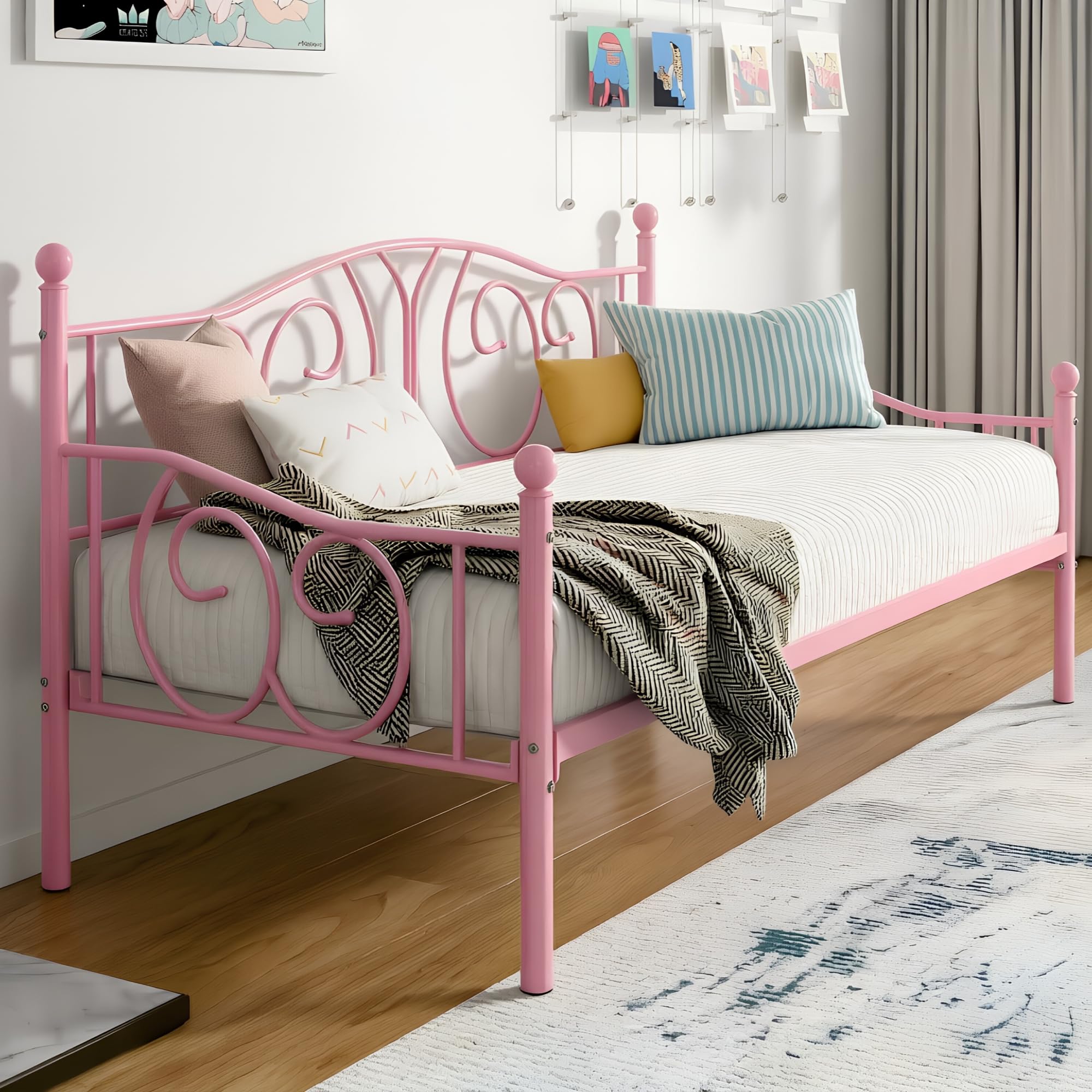 Amazon.com: VECELO Metal Daybed Frame Multifunctional Platform Bed