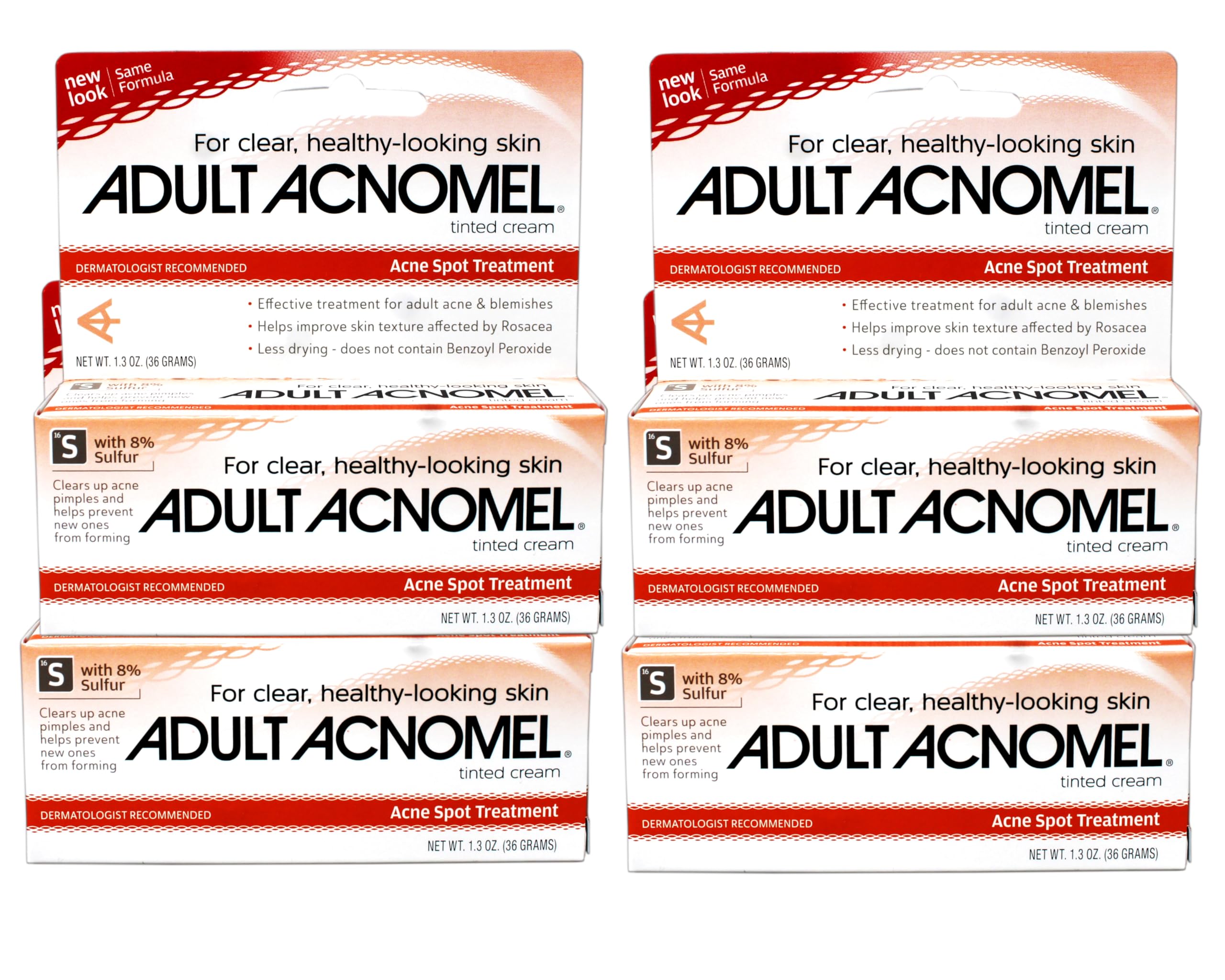 Acnomel Adult Acne Medication Cream - 1.3 Oz (4 Pack)