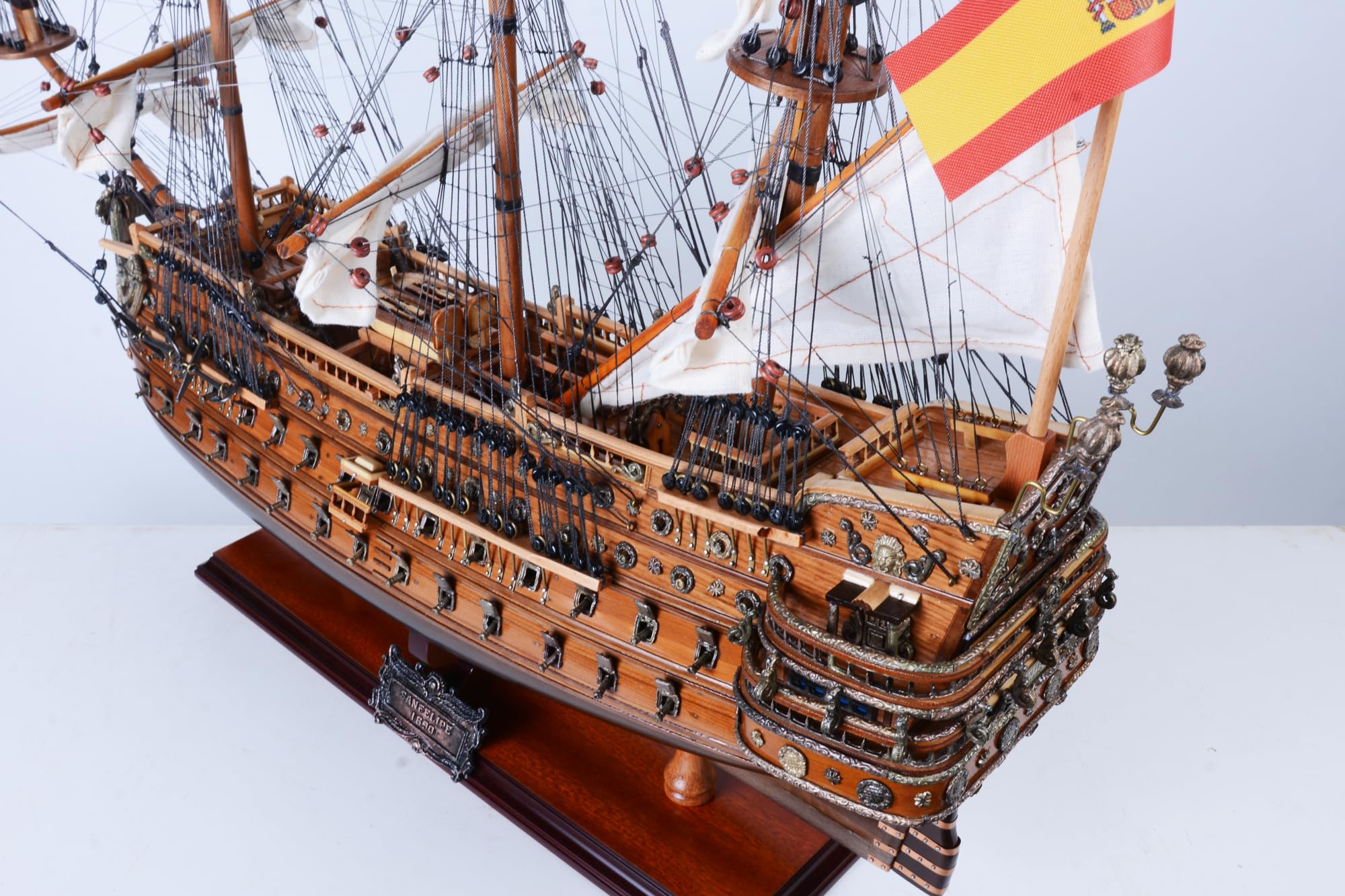 Amazon | 帆船模型 完成品 木製 29インチ サン・フェリペ号 SAN FELIPE