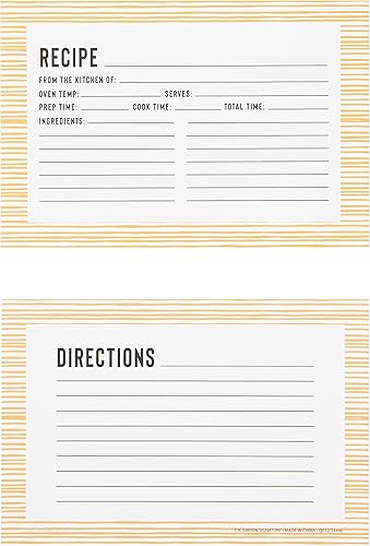 Miniatura 6 de C.R. Gibson Carpeta Bloom con fundas y tarjetas de índice de recetas, 8.5 pulgadas de ancho x 11 pulgadas de largo, multicolor