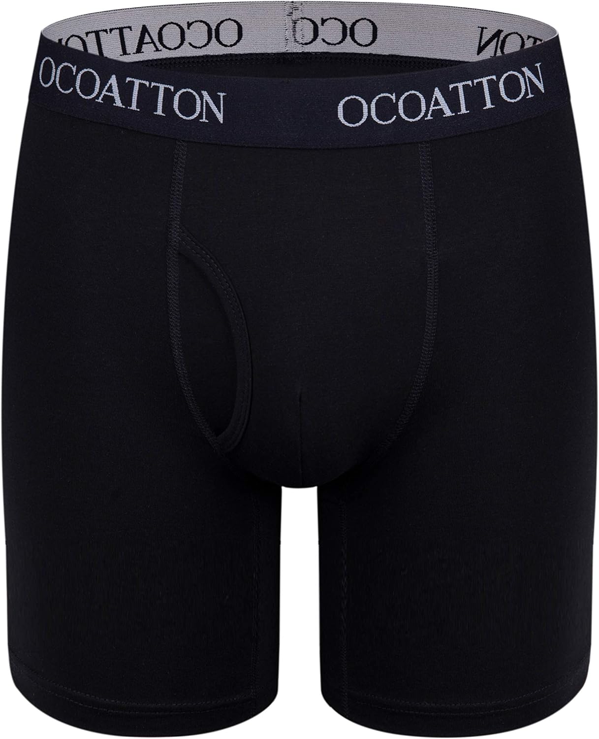 Big and Tall Men's Boxer Briefs Long Leg Underwear Open Fly 3-Pack - Image 3