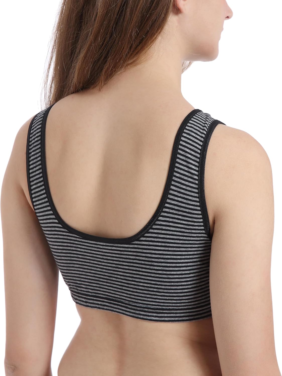 CAKYE 4 Pack Nursing Sleep Bras for Maternity and Breastfeeding Comfort Cotton Bralette - Image 3