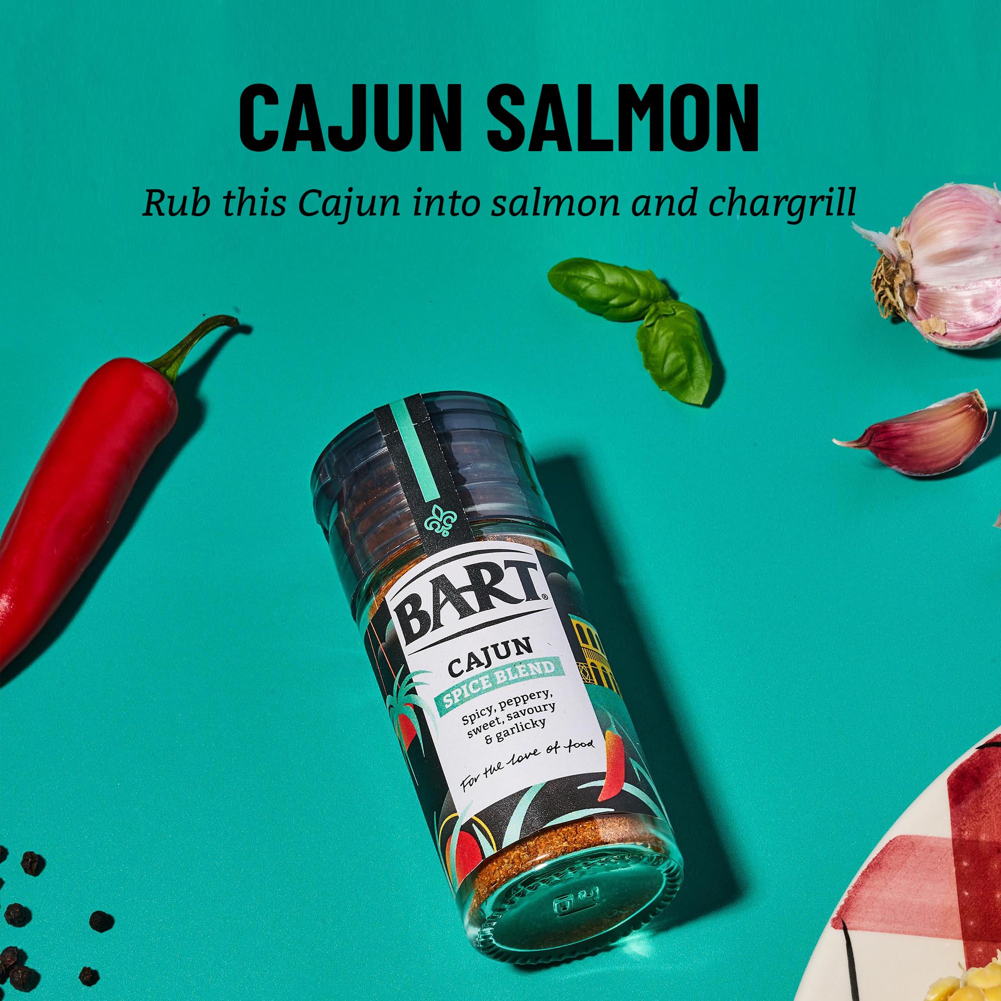 BART BBQ Seasoning Bundle - Harissa Paste, Smoky BBQ Seasoning and Cajun, Jerk, Harissa, Chimichurri Spice Blends - Spice Rack Essentials, Father's Day Gift