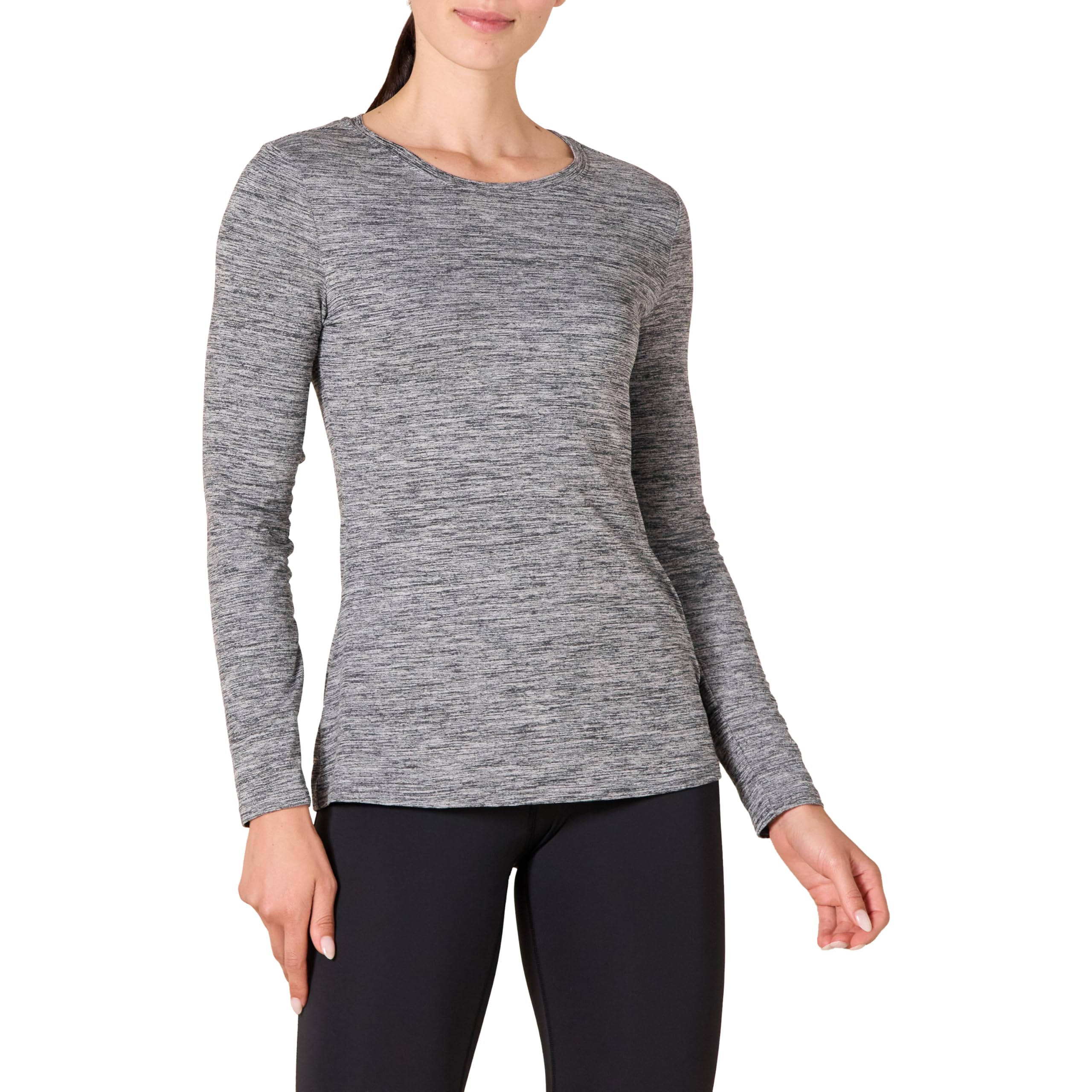 Amazon EssentialsWomen's Active Quick Dry Tech Stretch Lightweight Long-Sleeve T-Shirt (Available in Plus Size)
