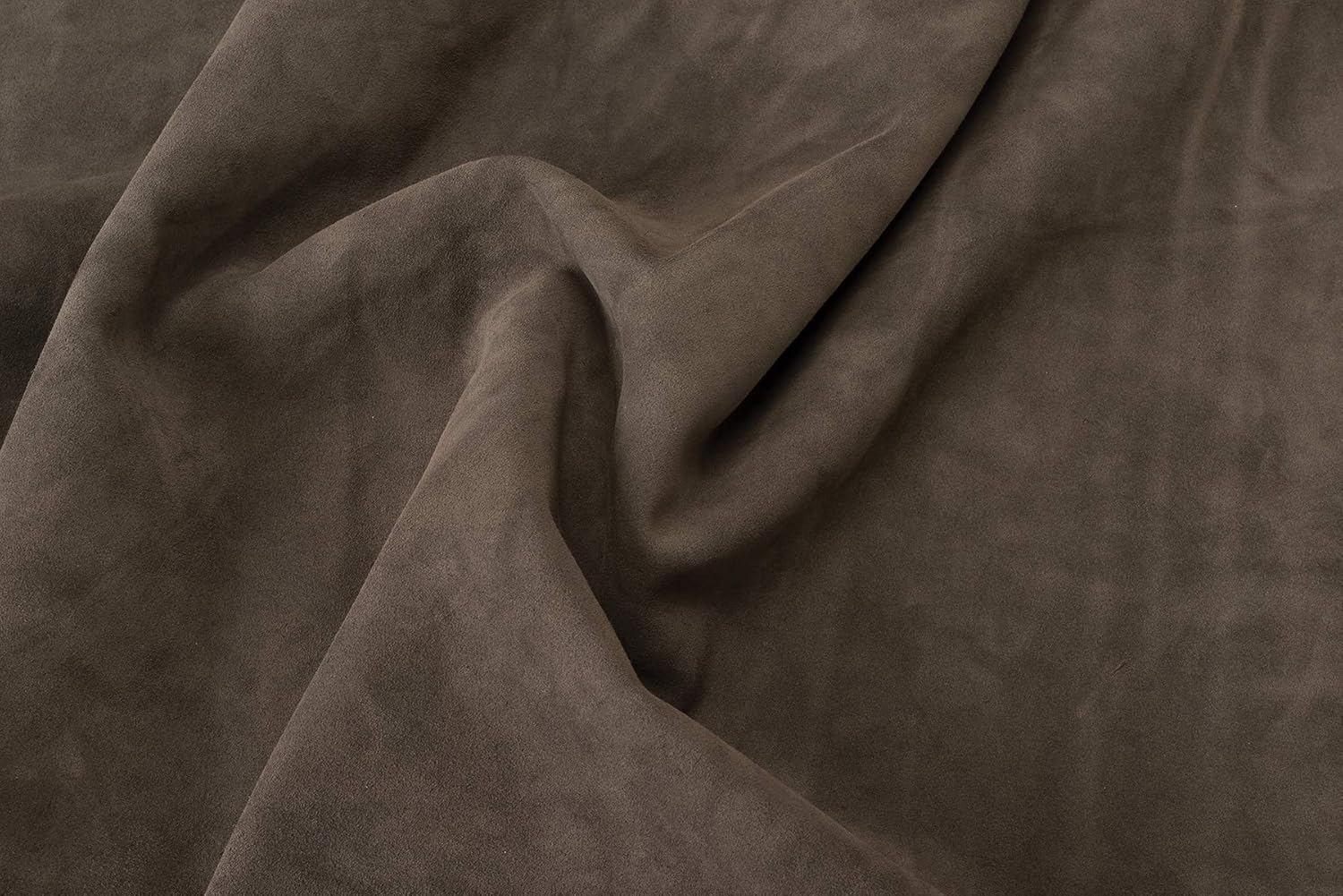 Suede Leather Cowhide, Chocolate