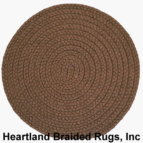 Colonial 14" Braided Chair Pads with Ties (Set of 4