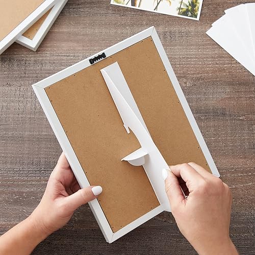 Miniatura 2 de Juvale Soporte de caballete de cartón para letreros, parte trasera de caballete de cartón autoadhesiva, soporte adhesivo para marco de fotos, 9