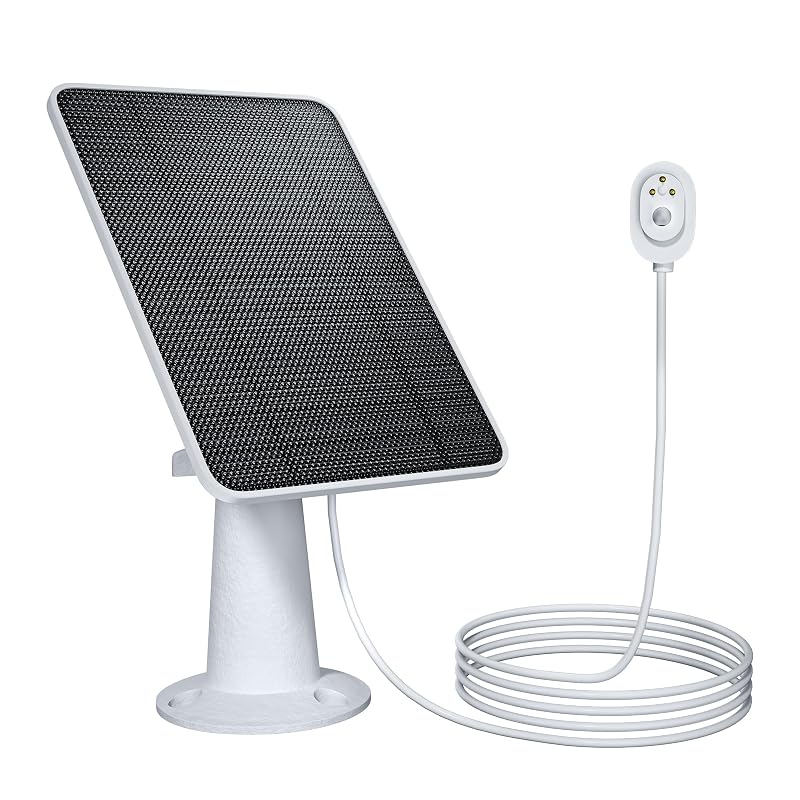 Painel solar 4 W com conector magnético compatível com Arlo Pro 5S, Pro 4, Pro 3, Ultra e Ultra 2 fohoa com cabo de 3 m