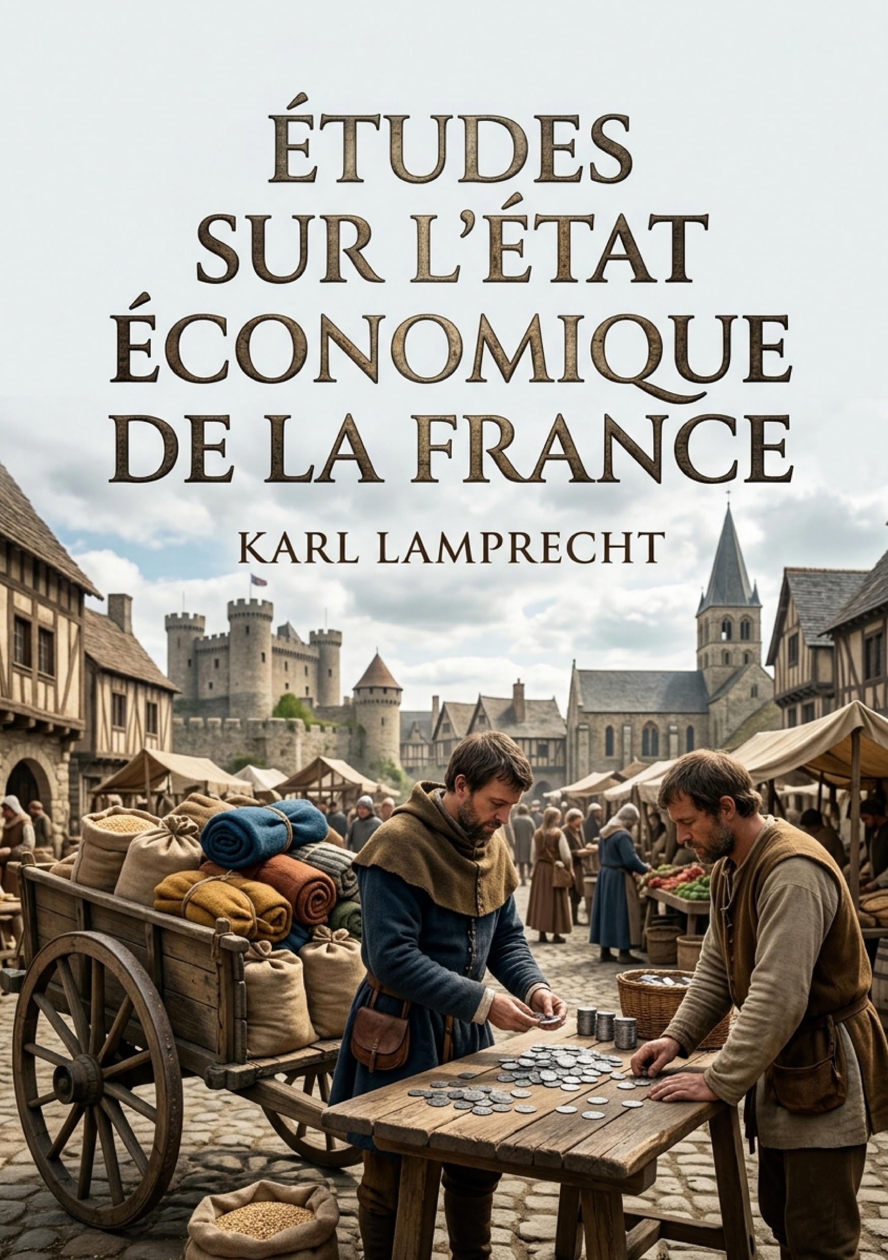 Études sur l'état économique de la France: Une analyse de l'économie française au début du Moyen Âge par Karl Lamprecht, offrant un aperçu des structures et des conditions de vie de cette période.
