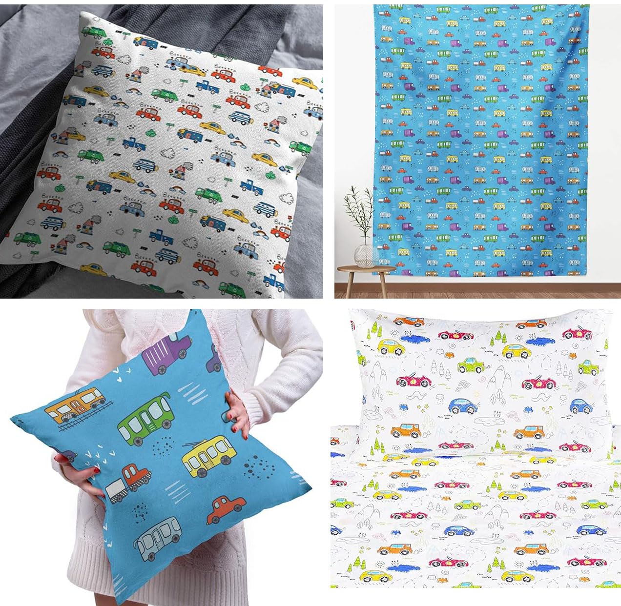 Tkanina bawełniana, towar sprzedawany na metry, dla dzieci, bez fluorescencji, wzór z kreskówek, samochód, towar na metry, 114% bawełna, patchwork, materiały do szycia, odzieży, pościeli, poduszek