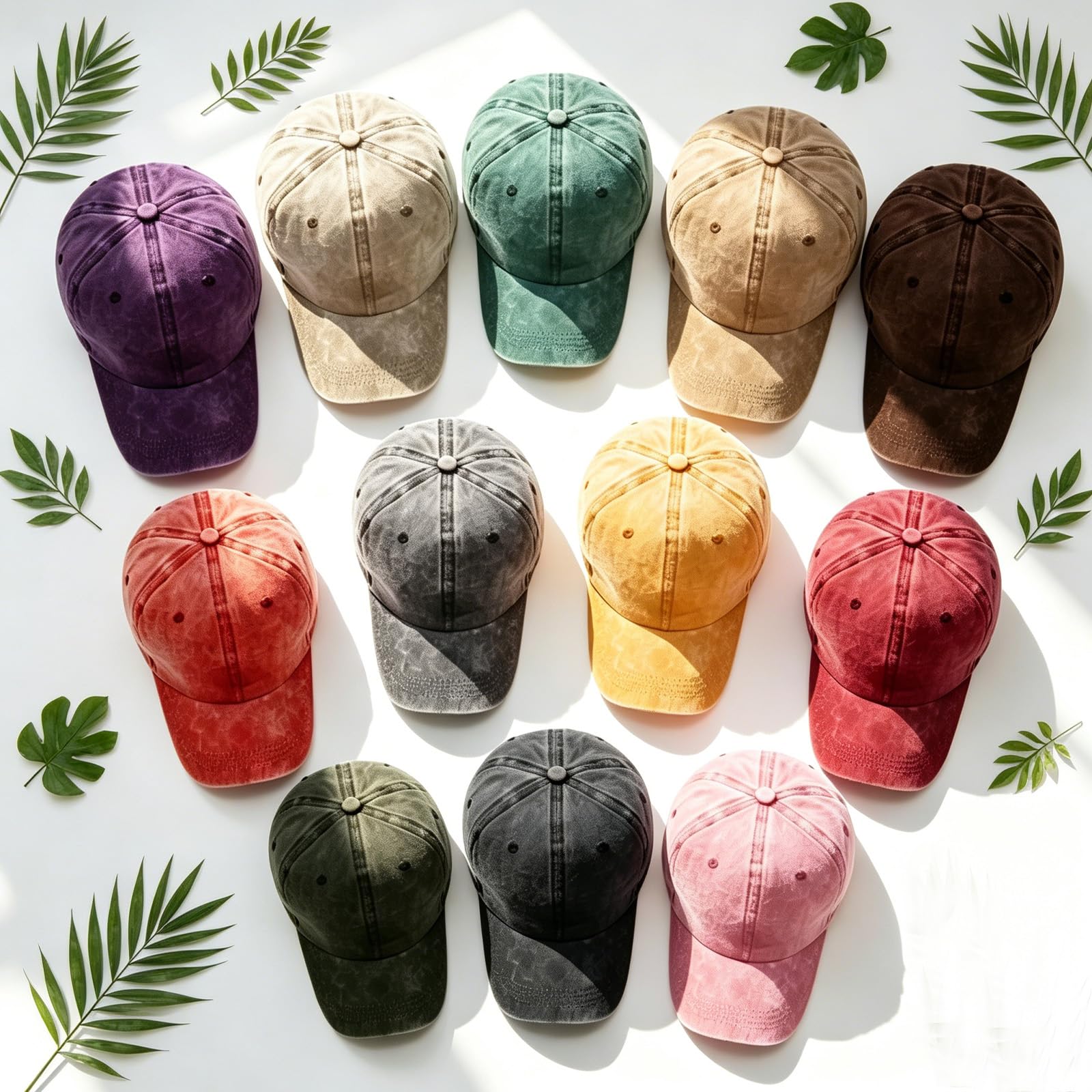 Retro Gorra Beisbol Mujer, Gorra de Gorra Beisbol Lavada y Desgastada, Gorra Mujer Verano, Visera para para Hombres y Mujeres