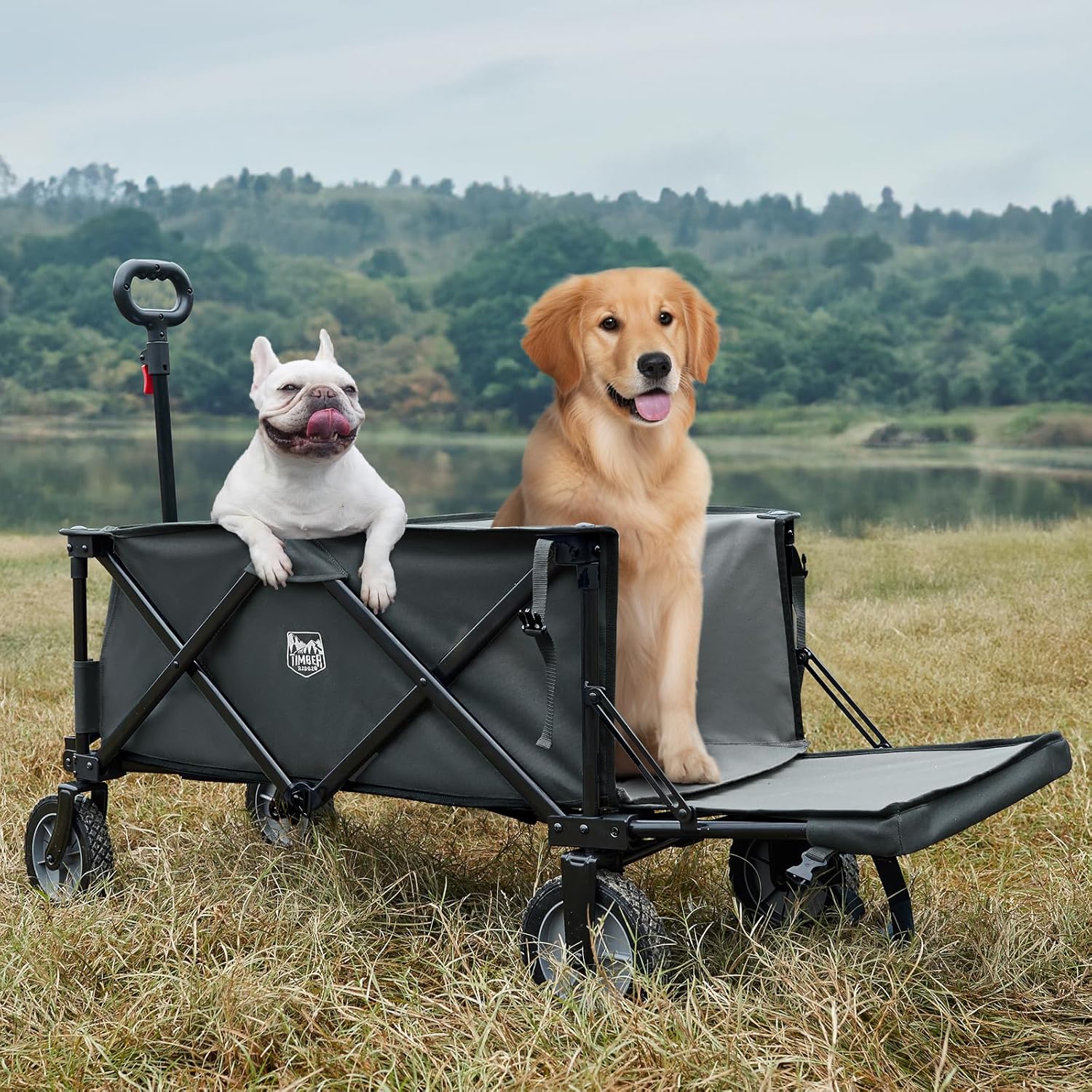 Ultimate Convenience: Timber Ridge 49" Folding Wagon Review for Outdoor Adventures