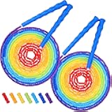 Double Dutch Jump Rope Soft Beaded Jump Rope Long Jump Rope 16 FT, Jump Ropes For Women Adult Kids Adjustable Skipping Rope Long Enough for 4-5 Jumpers