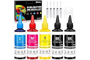 Sublimation Ink Refilled for ET-2800 ET-2803 WF-7210 WF-7720 ET-4700 ET-2760 ET-2850 ET-15000...