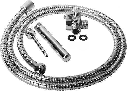 Miniatura 6 de Cleanstream Kit de enema de fácil flujo para limpieza con accesorio de ducha de silicona, control de presión de agua, incluye manguera de 6 pies,