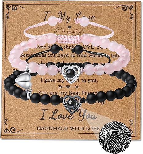 XIANNVXI Bracelet, 100 Languages I Love You, Relationship Distant Bracelets, Cou