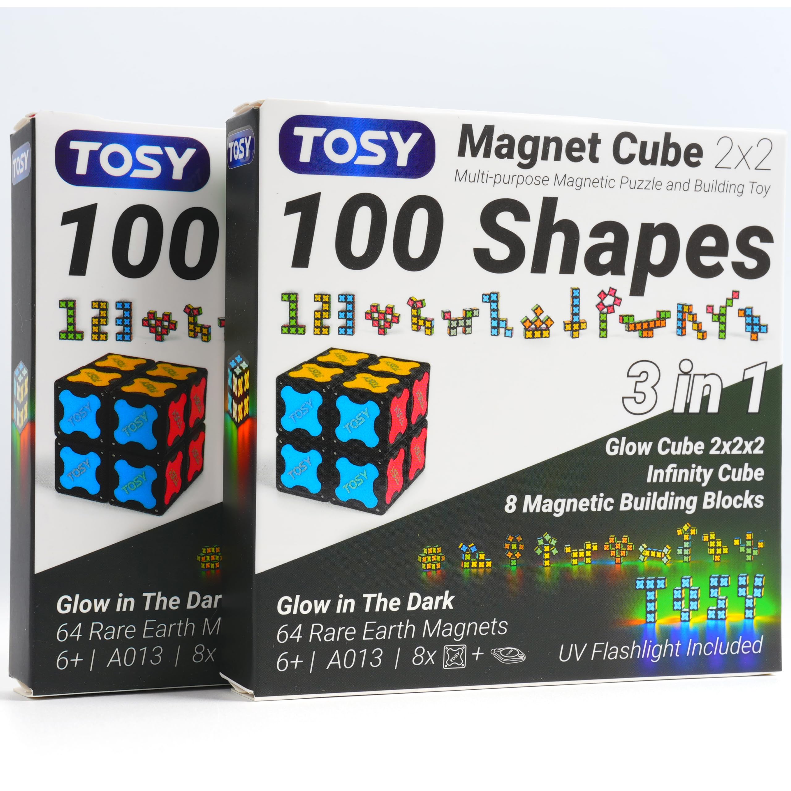 Amazon.com: TOSY Magnet Cube 2x2 - 8 Blocks, 2in1 Toy: 2x2x2