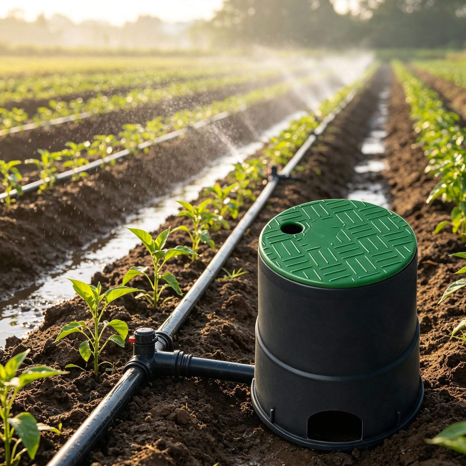Scatola Copertura per irrigazione Custodia in Resina con