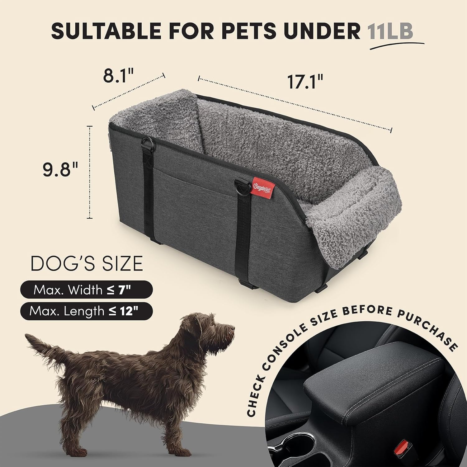 Safe & Stylish Car Travel: BurgeonNest Small Dog Booster Seat Review