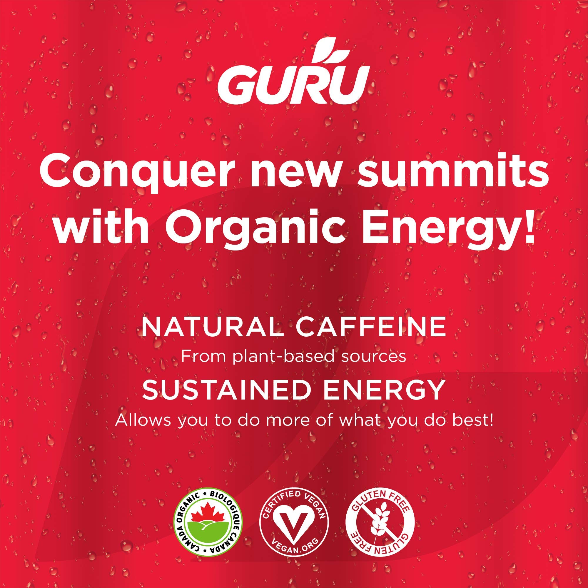 Buy GURU Original PlantBased Energy Drink Recharge with Good