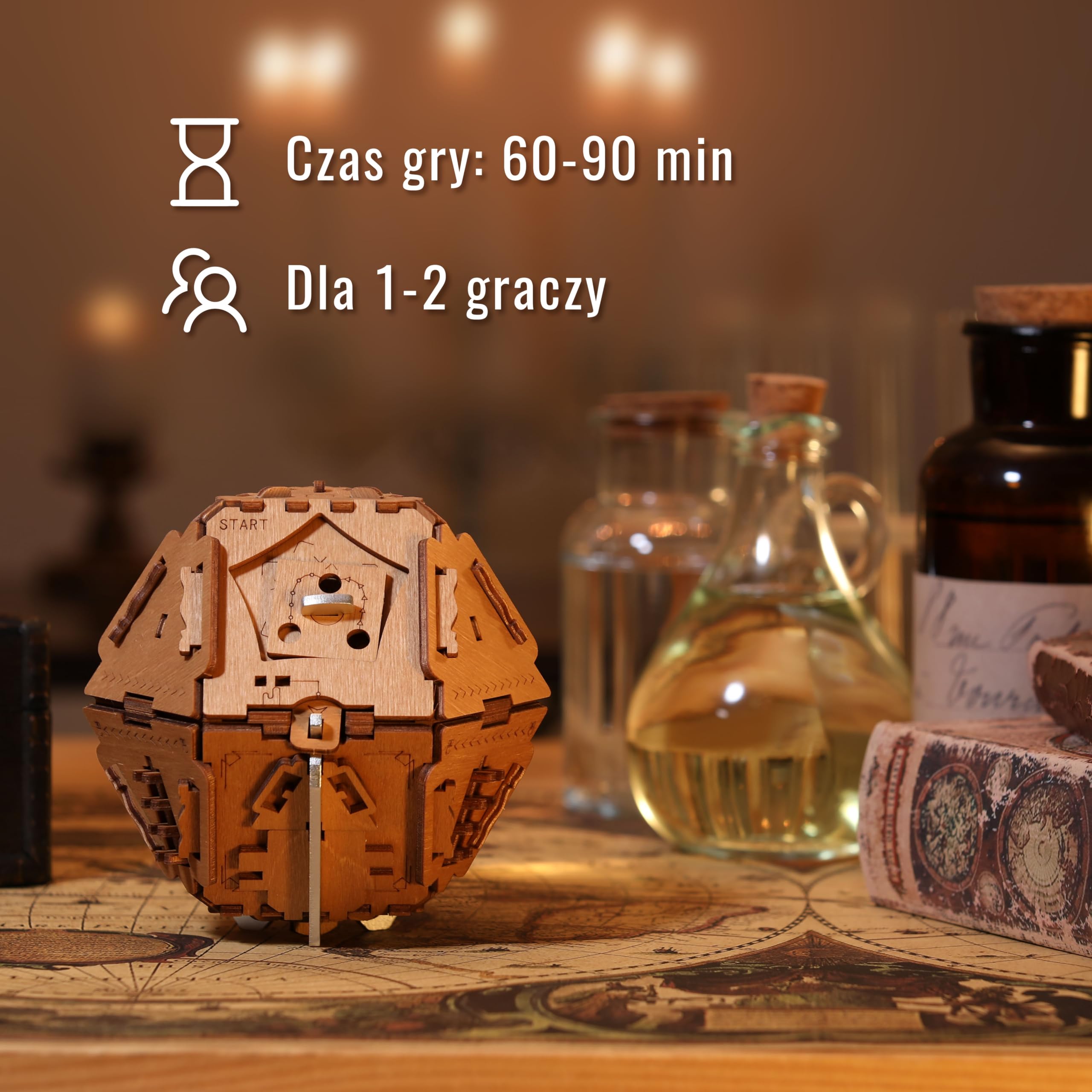 Puzzle Potato - Kamień Filozoficzny - Puzzle Box - Układanki w pudełkach - Gra logiczna - Pudełko prezentowe