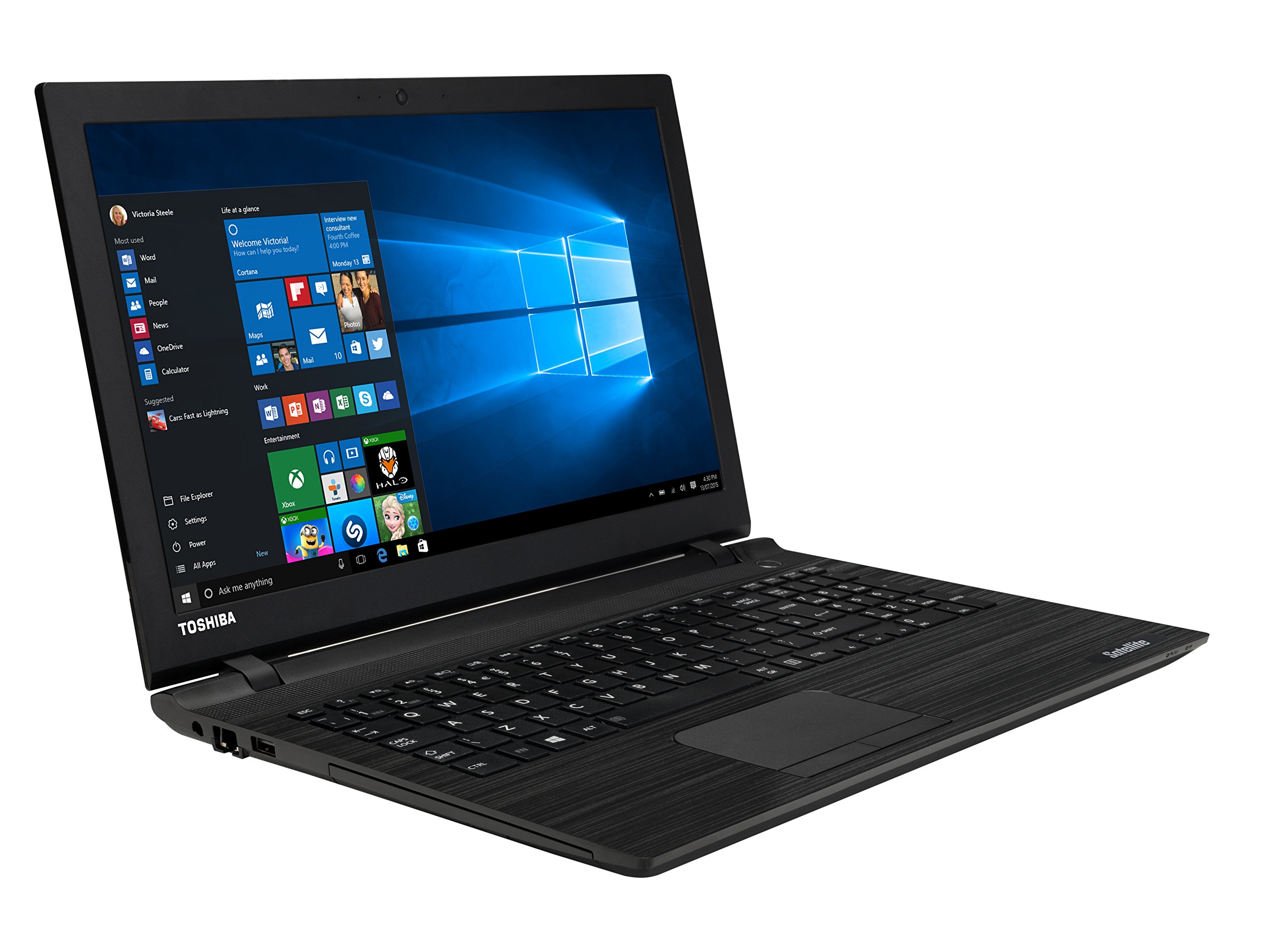 Digitalizzatore TouchScreen Con Telaio Per TOSHIBA Satellite S55T-B5273NR, Nero, Ricambio Usato