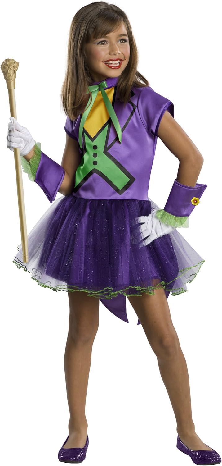 Rubies Dc Super Villain Collection Joker Girl S Costume With Tutu Dress Medium Amazon Co Uk Toys Games Rubies Dc Super Villain Collection Joker Girl S Costume With Tutu Dress Medium Amazon Co Uk Toys Games