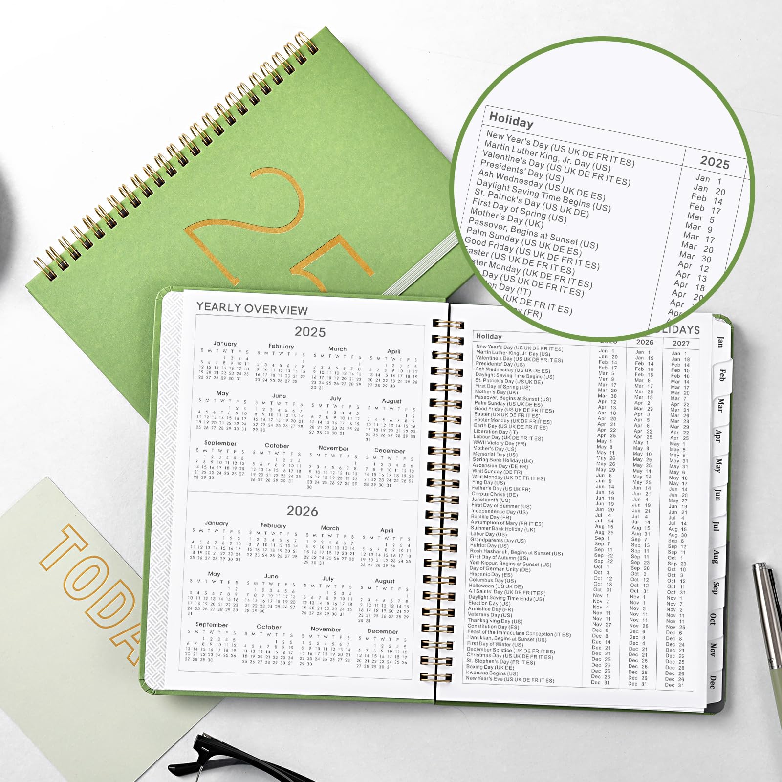 Snapklik.com : 2025 Planner - Weekly Monthly Planner 2025, January 2025 ...