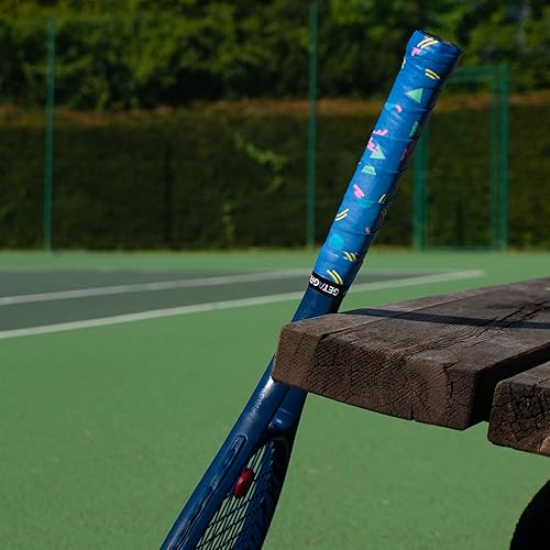 Miniatura 5 de Get A Grip - Cinta de agarre de raqueta de tenis personalizada - Overgrips de tenis antideslizantesde secado rápido - Agarre de raqueta de bádminton