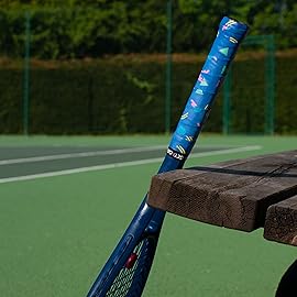 Get A Grip - Custom Tennis Racket Grip Tape - Anti-Slip/Quick-Drying Tennis Overgrips - Precut Badminton Racket Grip with Finishing Tape (Cutting Shapes, 1 Grip)
