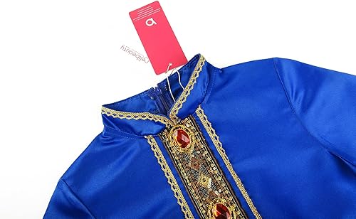 Miniatura 3 de ReliBeauty Disfraz de rey para niños y niñas con bata