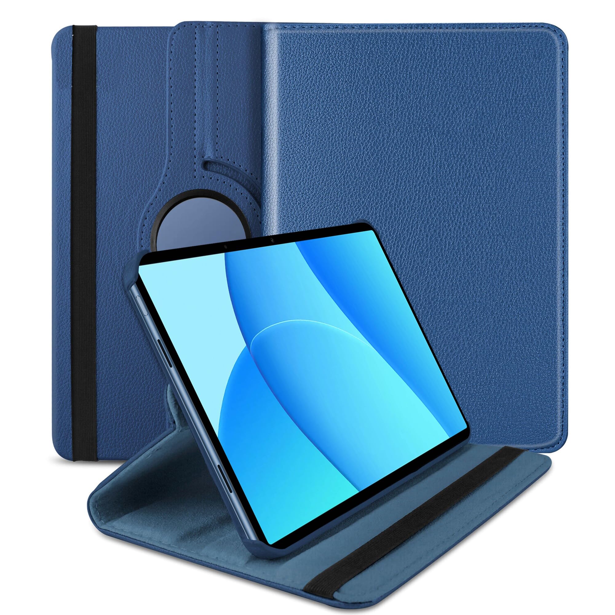 TGK 360 Rotatable Smart Flip Cover for OnePlus Pad Lite 11 inch Tablet Case, Oppo Pad SE 11" (Dark Blue)-picture-36