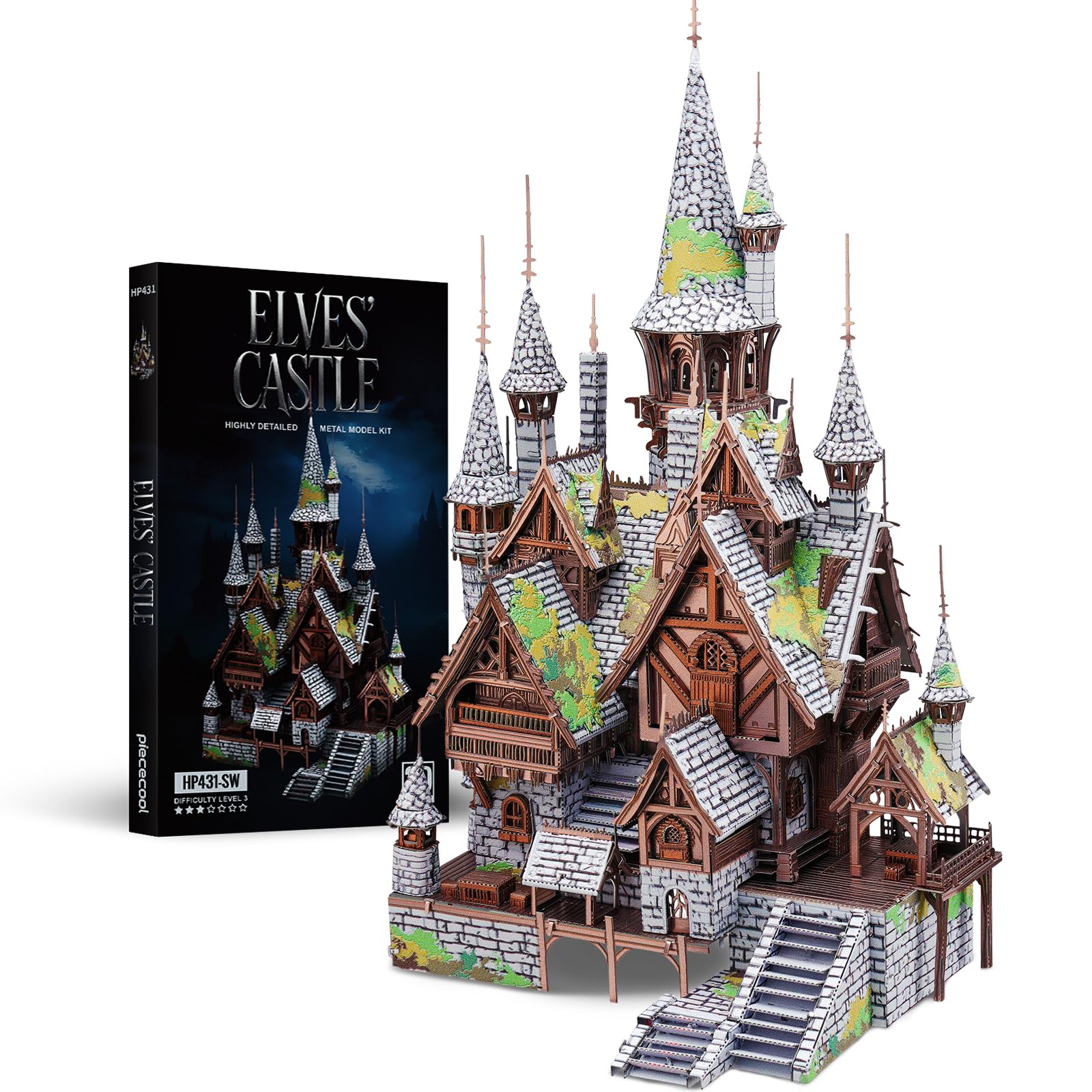 Amazon | Piececool (ピースクール) 立体パズル 金属製 エルフ